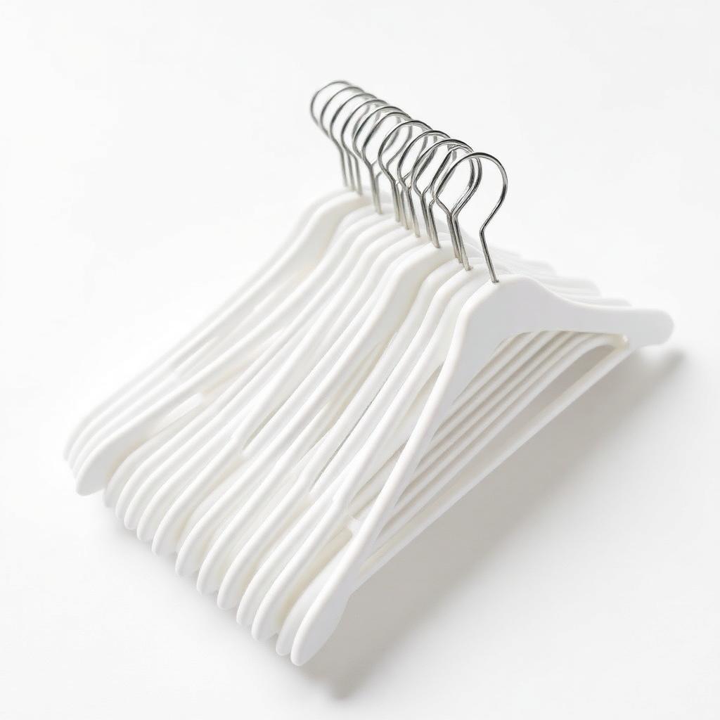 Plastic Hangers (50-pack) — White