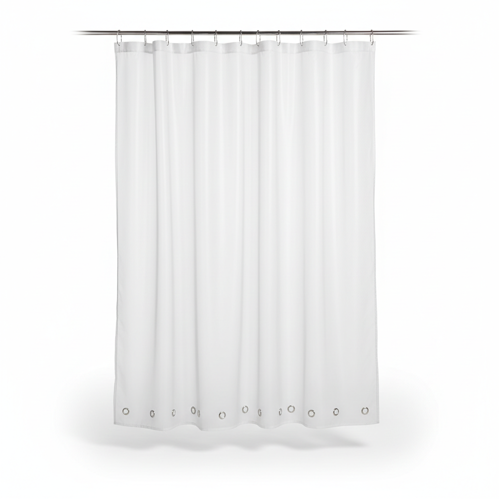 Clear Shower Curtain Liner — Clear