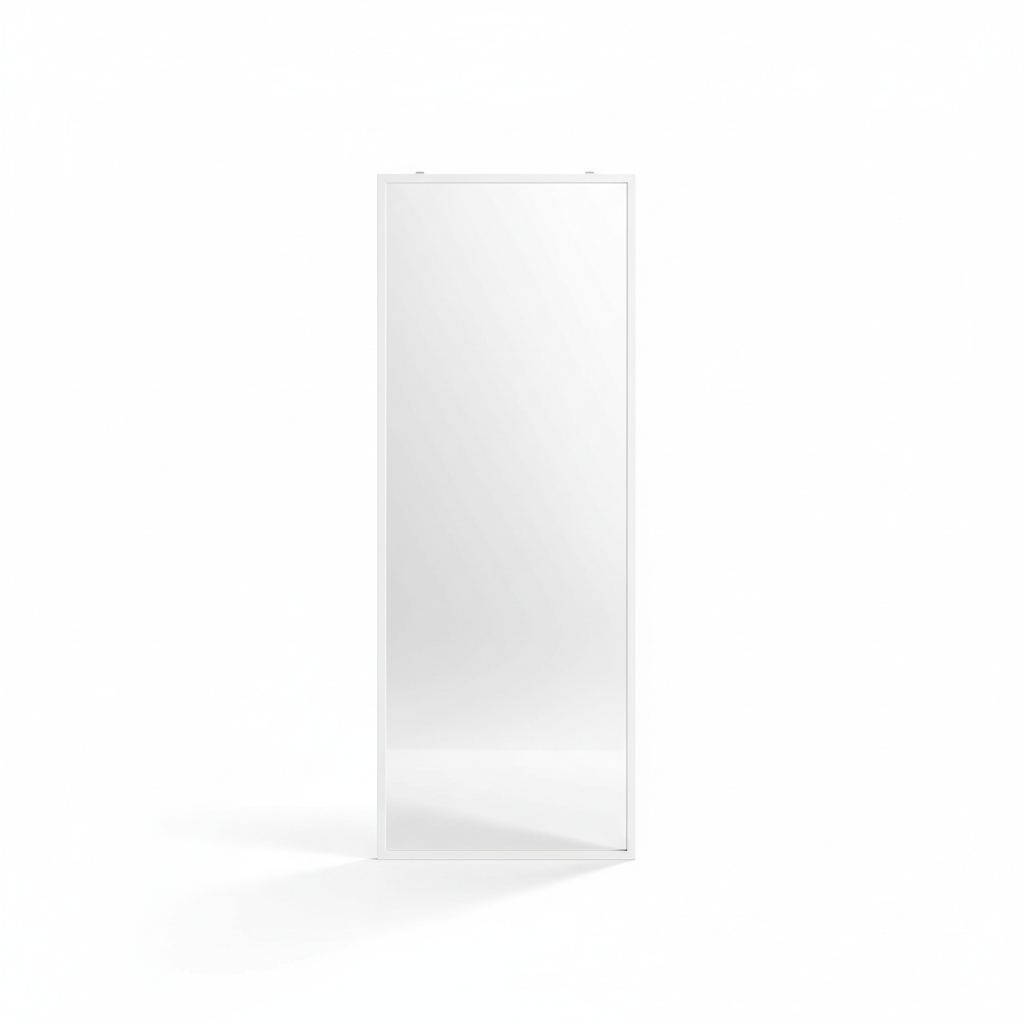 Over-the-Door Full-Length Mirror — White